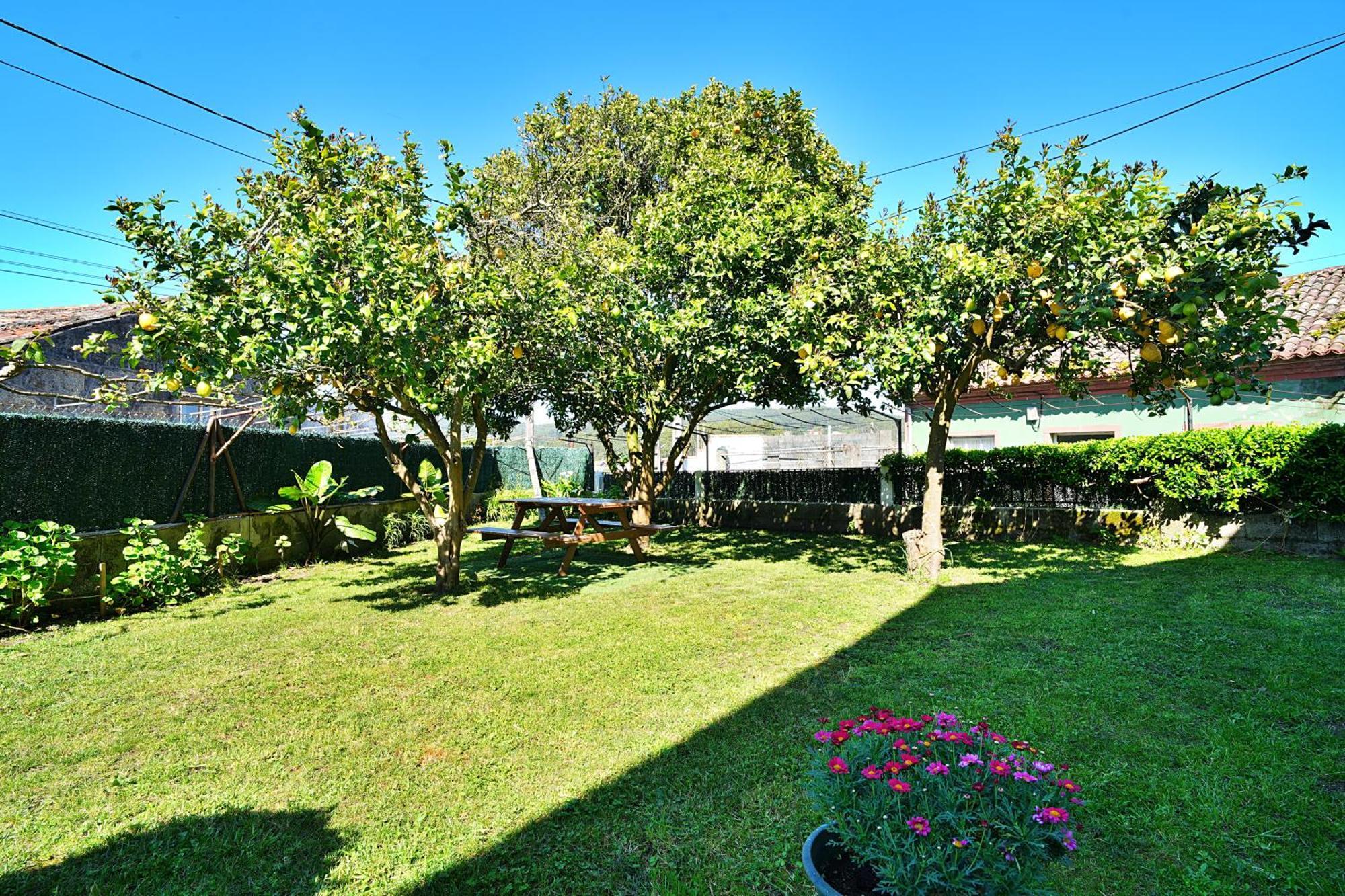 Casa Con Jardin En Vilanova De Arousa Pontevedra Kültér fotó